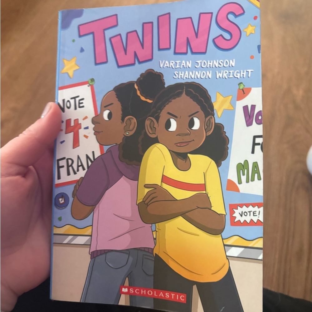 Scholastic Twins Book - Vibrant Cover